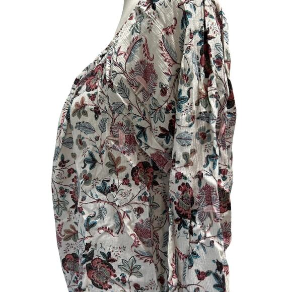 Denim & Supply Ralph Lauren Top Size Large Boho Western Country Floral Shirt - Picture 3 of 9